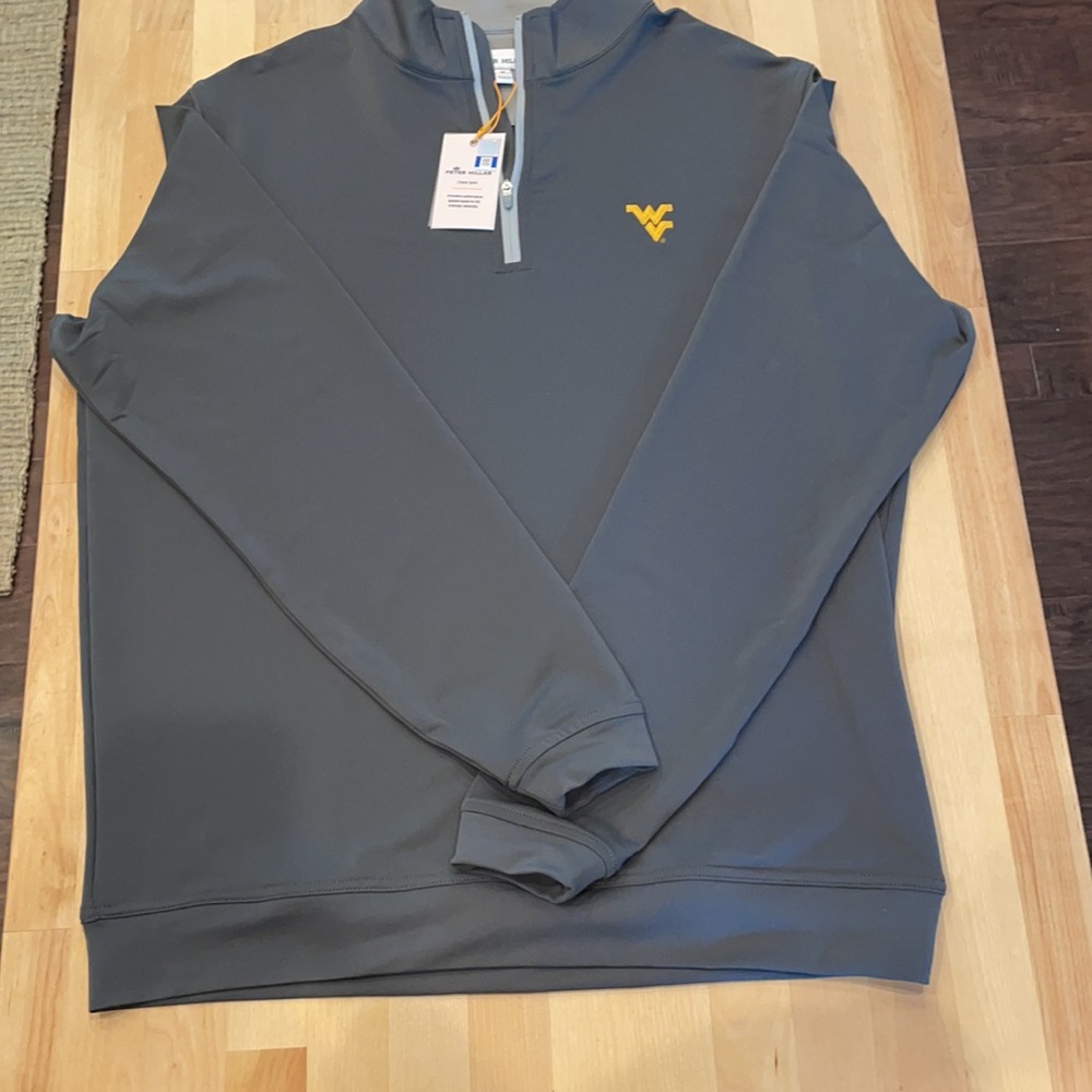 NWT Peter Millar West Virginia WVU Quarter-Zip